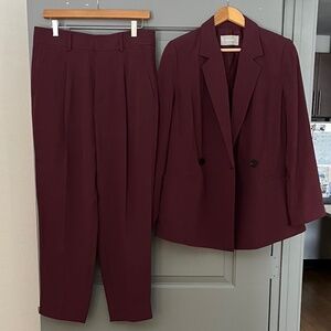 Everlane Suit, BOTH- blazer and pant Sz 8